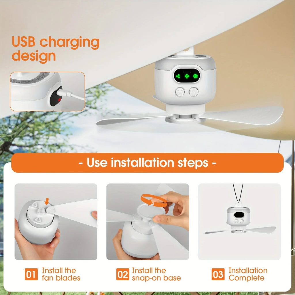 Portable Ceiling Fans 8000mAh