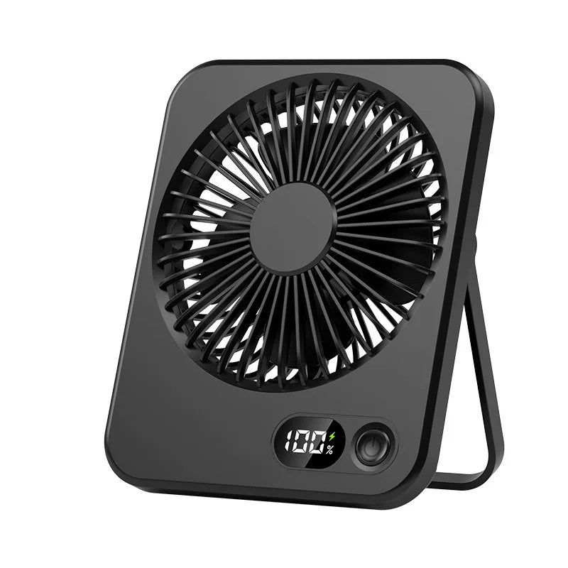 Desk Fan Portable USB Rechargeable Fan 180°