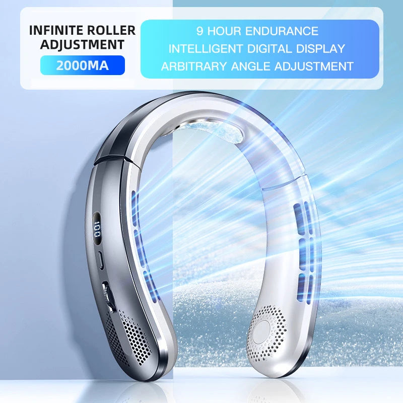 Lenovo Air Cooler USB Hanging Neck Fan 8000mAh