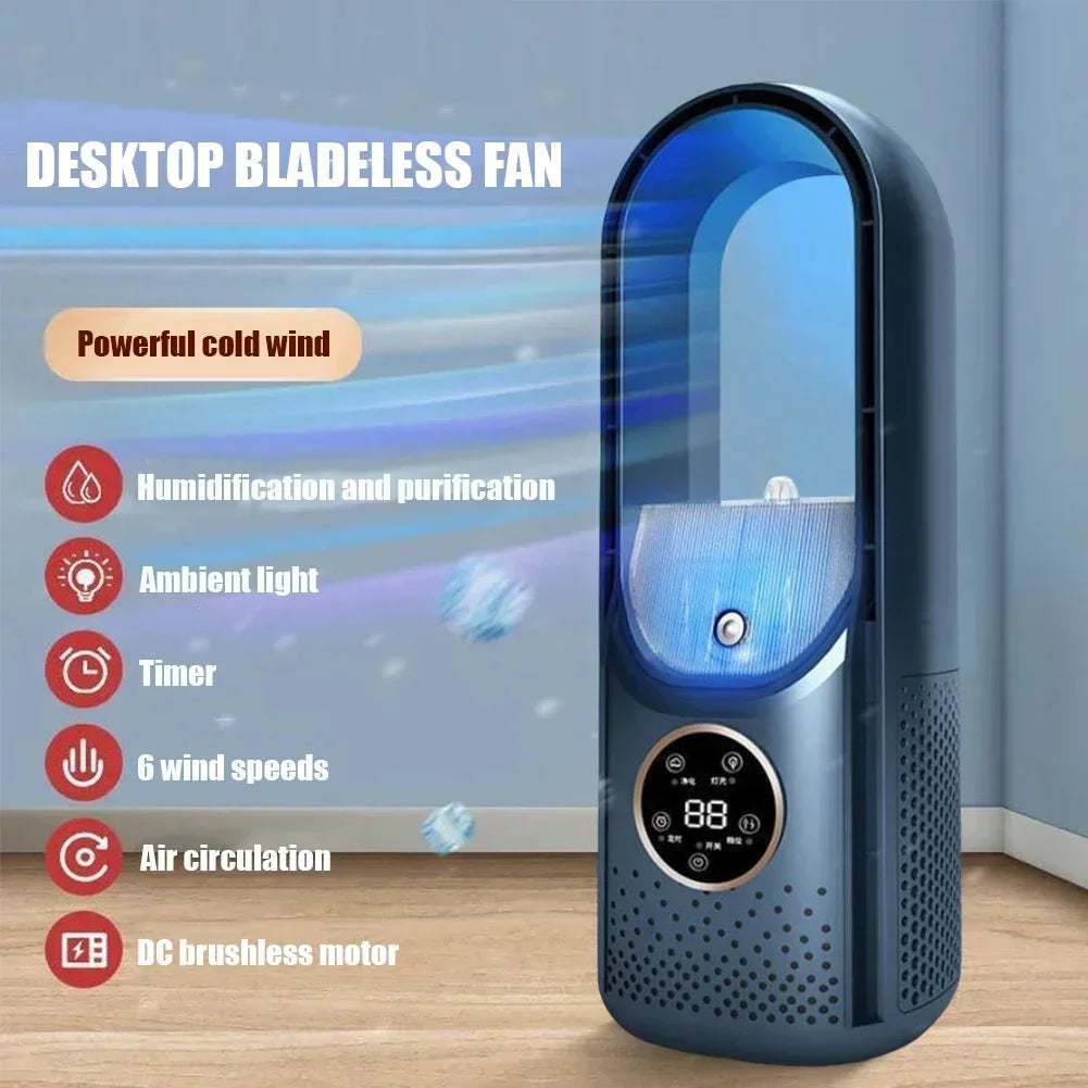Portable Mini Bladeless Air Conditioner USB