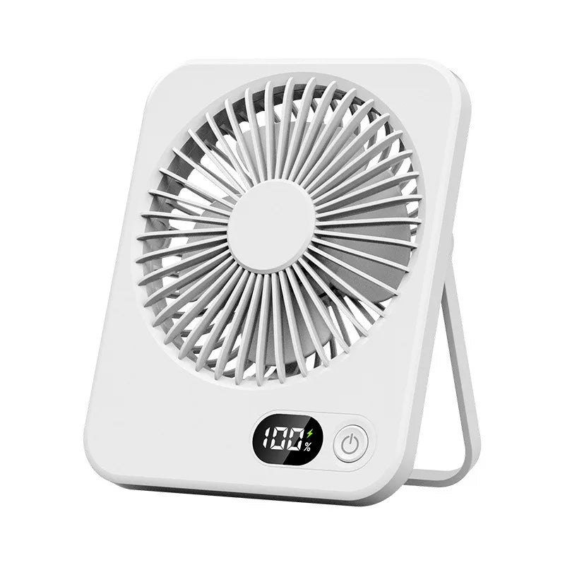Desk Fan Portable USB Rechargeable Fan 180°
